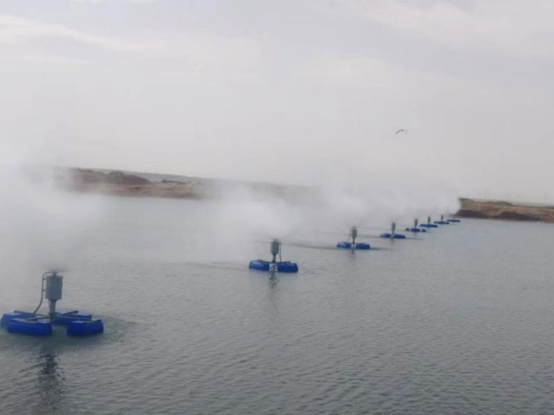 技術(shù)攻堅(jiān)顯實(shí)力！北華環(huán)保寧夏小南湖漂浮式蒸發(fā)器項(xiàng)目首批設(shè)備成功投運(yùn)